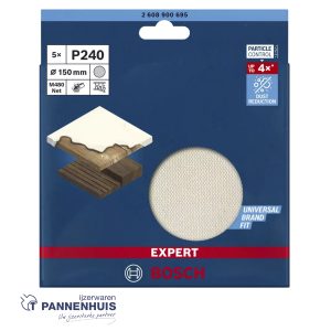 Bosch Schuurnet 150 mm, K240, 5x M480