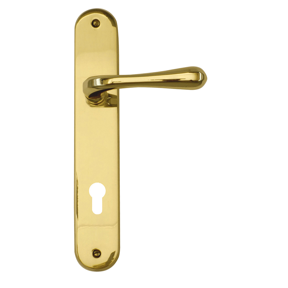 Deurkruk Pro GRETA Koper plaat + Cyl 92MM