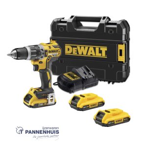 Dewalt DCD796D3 18V XR Brushless Schroef-/klopboormachine 3x 2.0Ah in TSTAK OP=OP