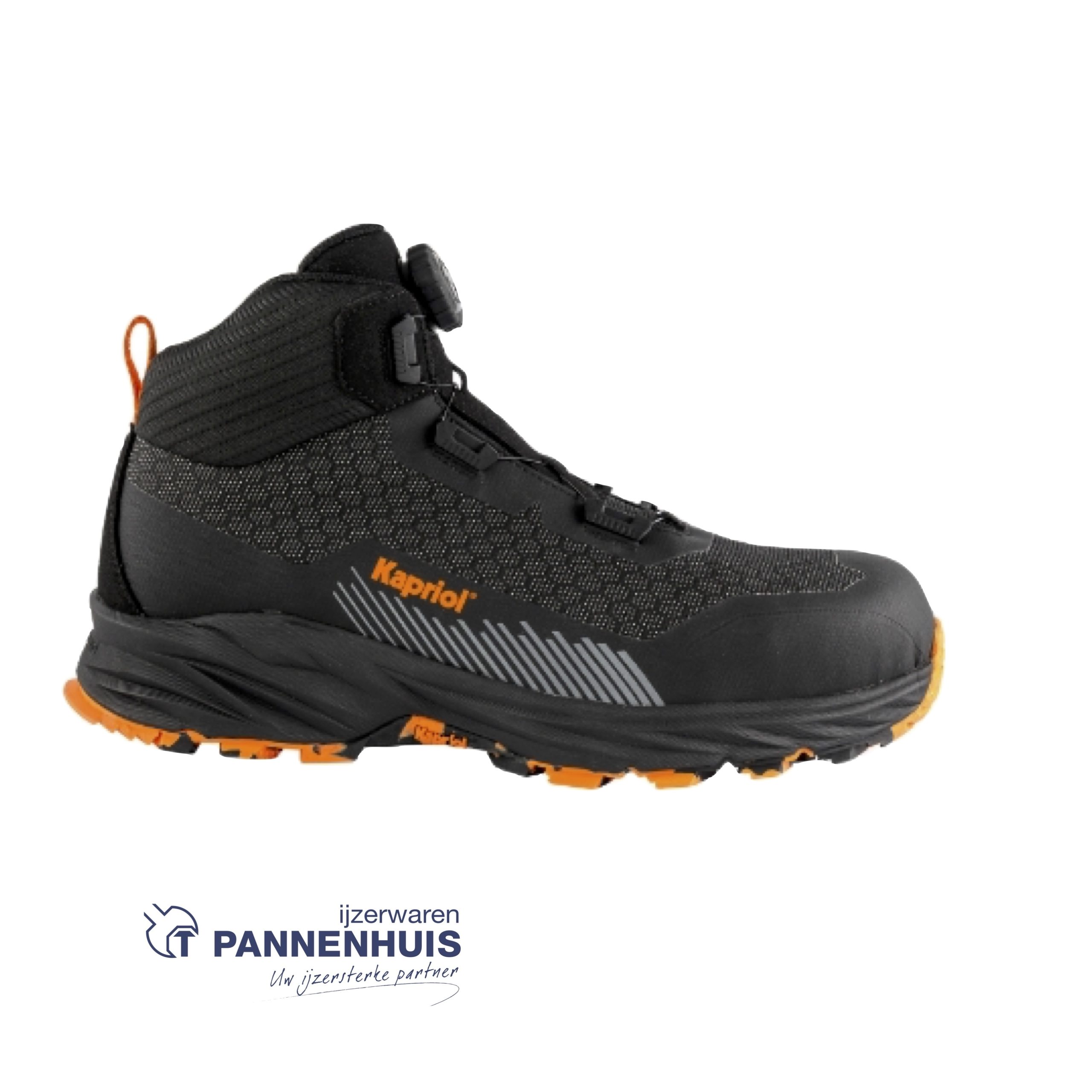 Kapriol Dune Rock Black work shoes met snelsluiting - Afbeelding 2