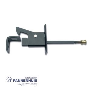 meliorsluiting + sluitplaat L nr.0 zwart