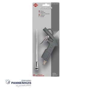Airpress Blaaspistool met lange tuit en insteeknippel