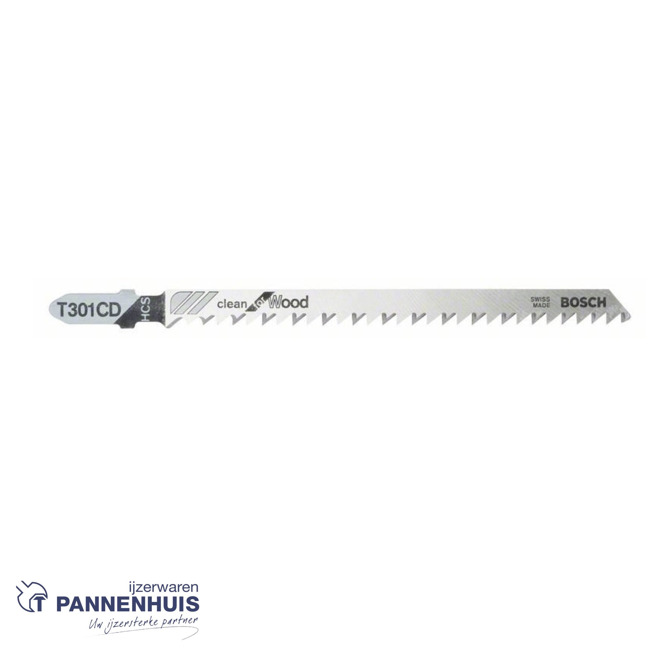 Bosch Decoupeerzaagblad T301 CD Clean for Wood 5x