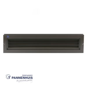 Renson Alu deurrooster 461 (425×76) RAL 8019 bruin