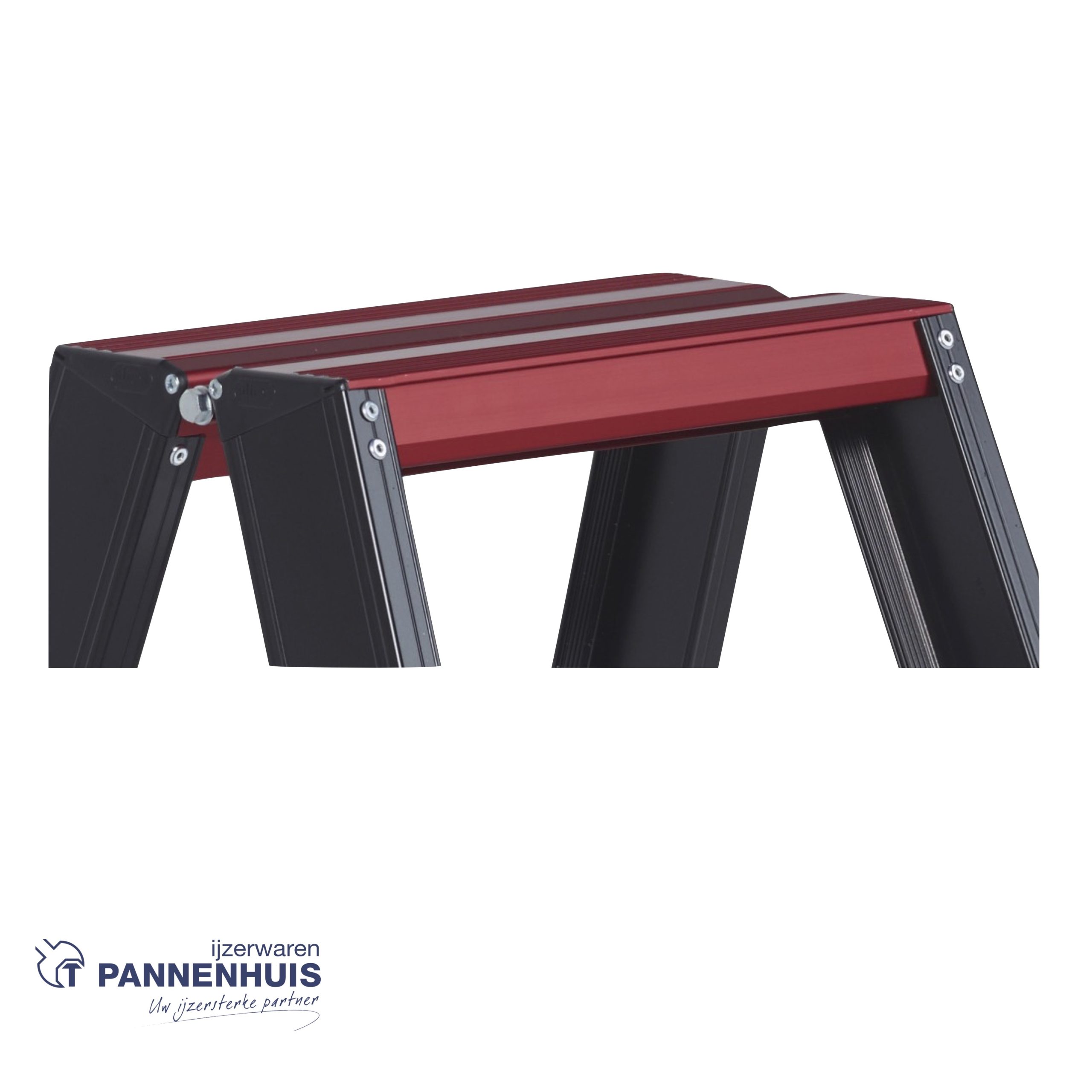 Altrex Taurus dubbele trapladder 2x4 - 95cm - 7,3kg zwart - Afbeelding 2