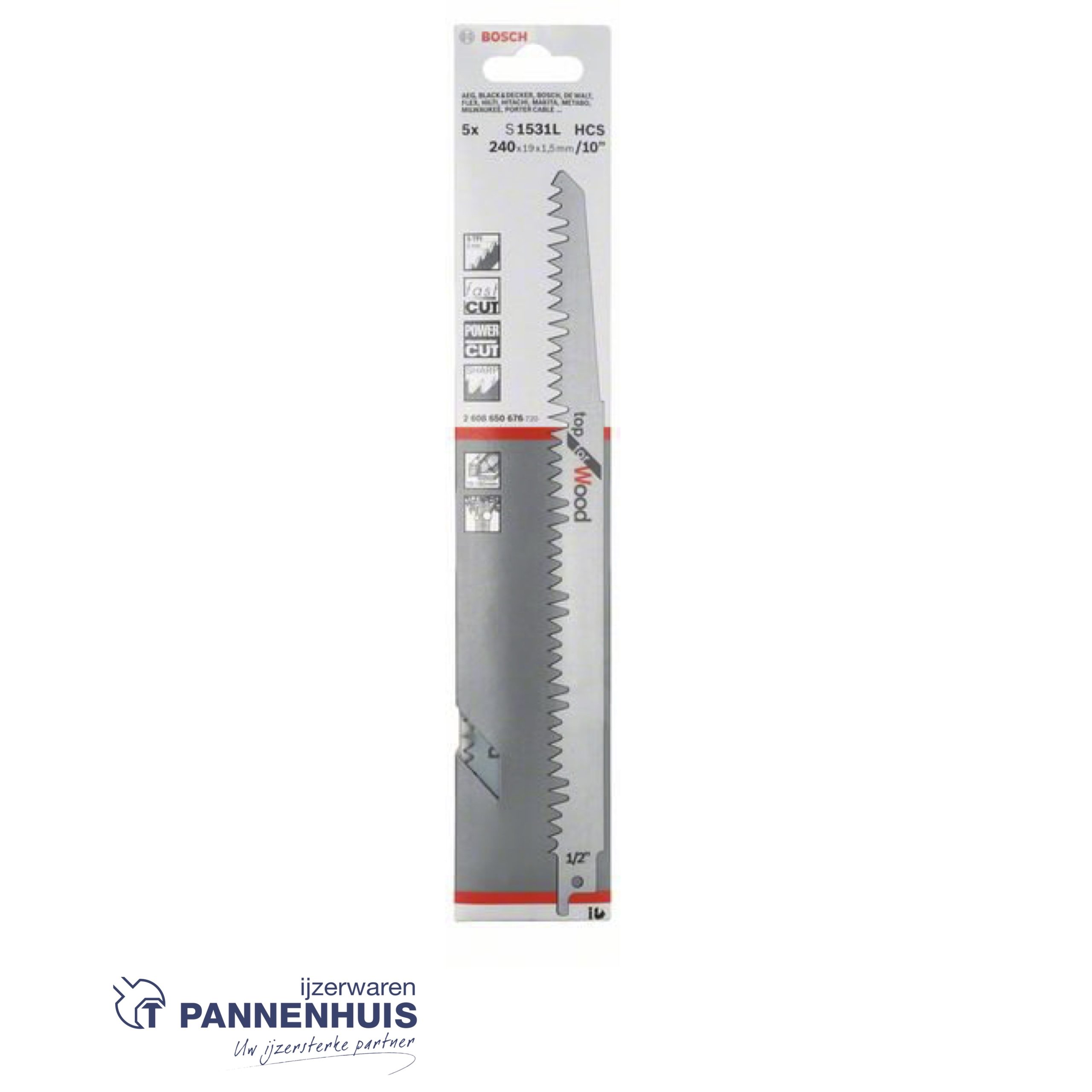 Bosch Reciprozaagblad S1531L Top Soft Wood - Afbeelding 2