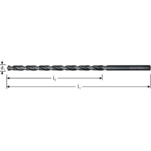 HSS lange metaalboor DIN1869 ø 13,0 x 375 mm Serie 2