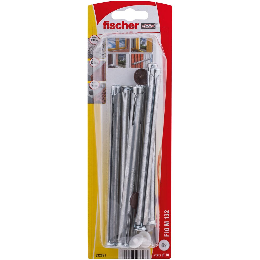 fischer Kozijnplug F 10 M 112 (blister) - Afbeelding 2