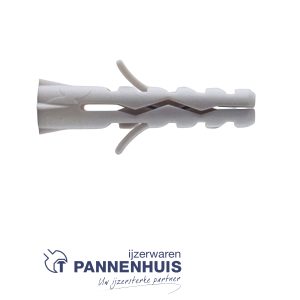 Ivana universele plug  6mm 100 stuks