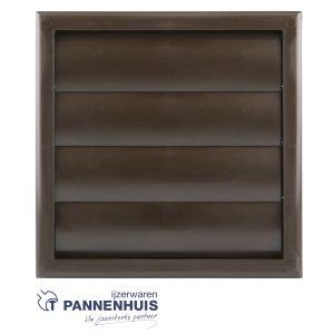 Opbouw dampkaprooster PVC 733 (187×187) bruin