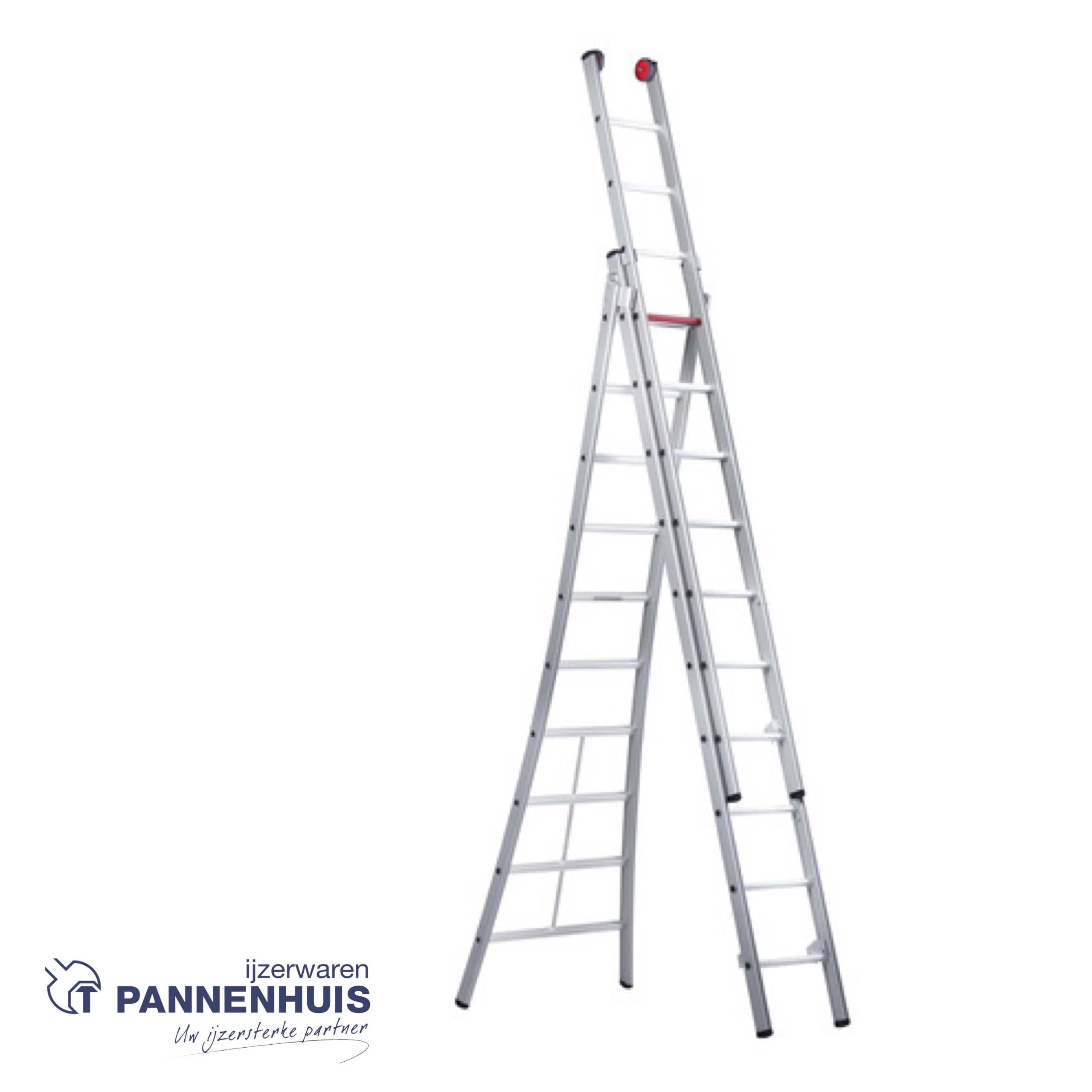 Altrex Ventoux ladder 3 x 8 - 225-525cm 16kg