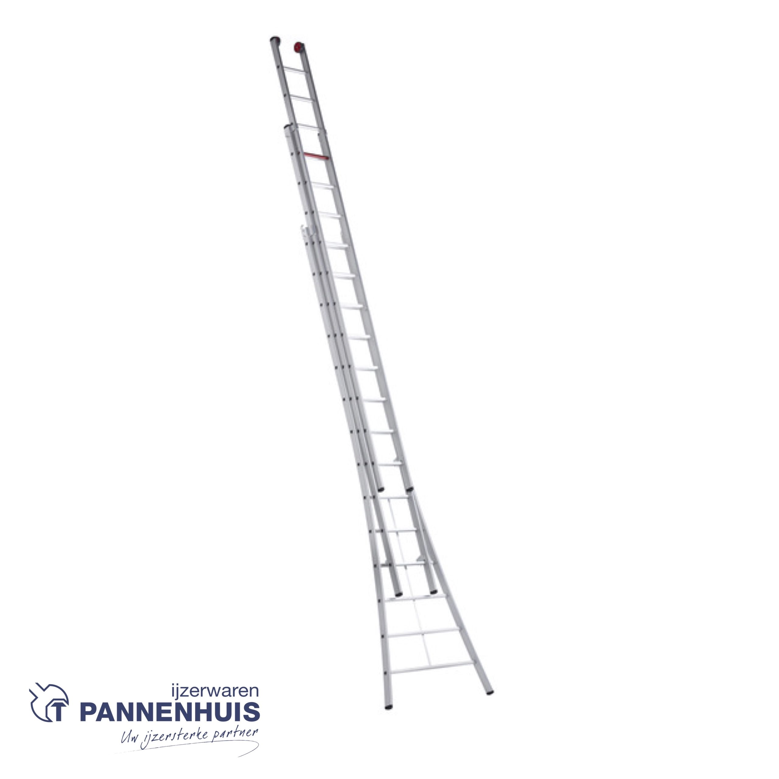 Altrex Ventoux ladder 3 x 12 - 335-825cm 28kg - Afbeelding 2