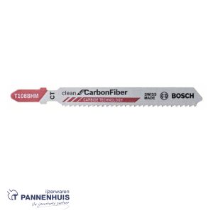 Bosch Decoupeerzaagblad T108 BHM Clean for Carbon Fiber 3x