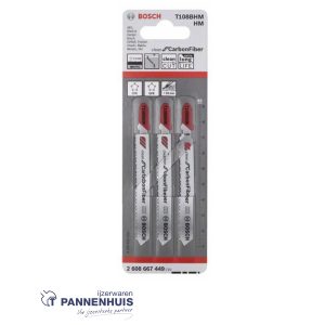 Bosch Decoupeerzaagblad T108 BHM Clean for Carbon Fiber 3x