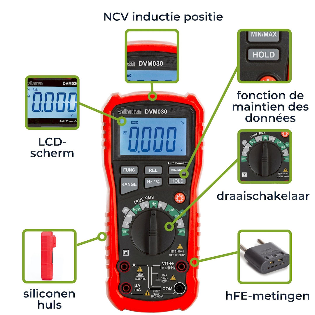 Perel multitester DVM030 - Afbeelding 5