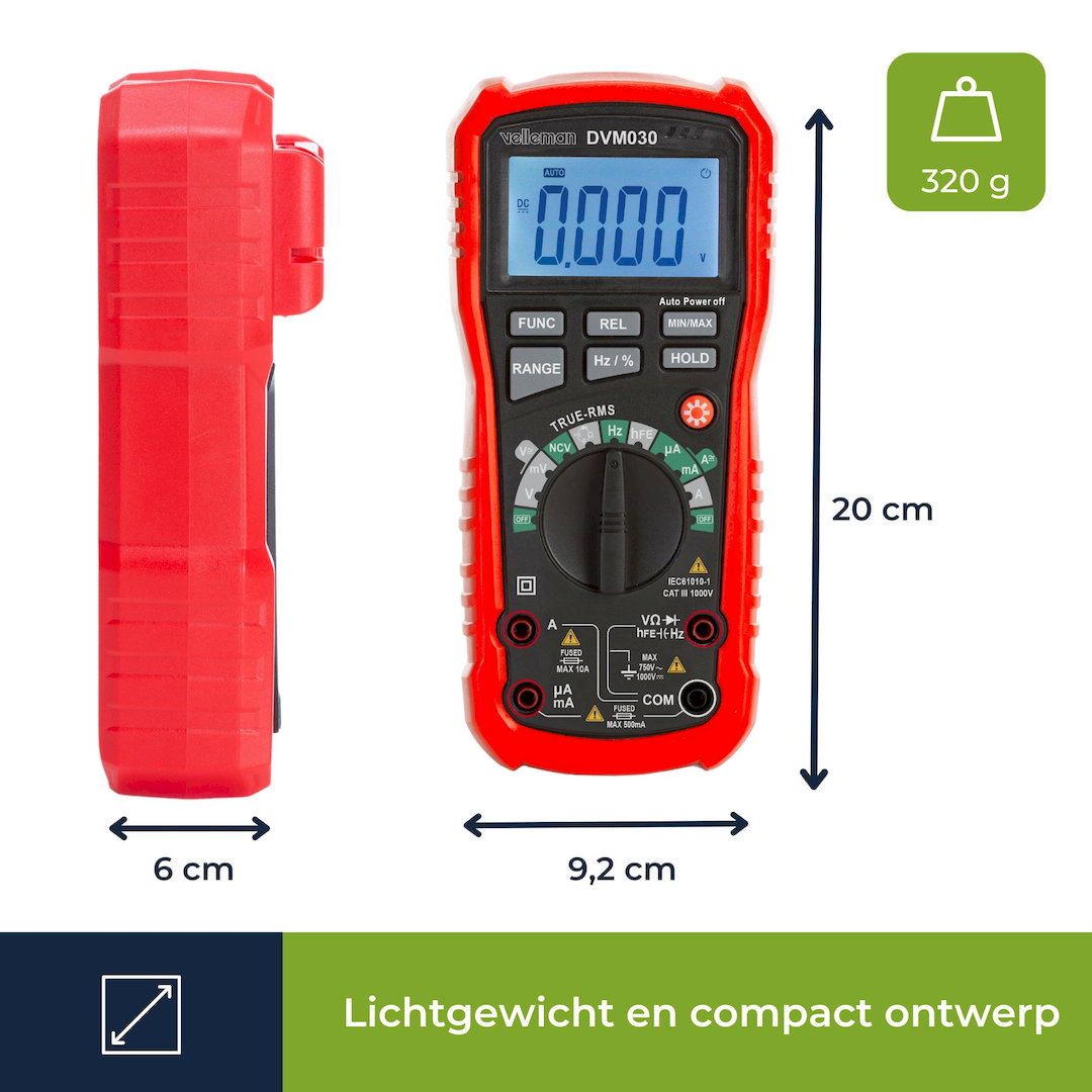 Perel multitester DVM030 - Afbeelding 6