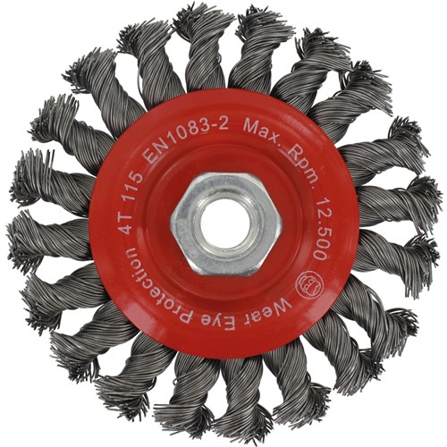 Ivana rondborstel getordeerd staaldraad M14 115x0.50mm