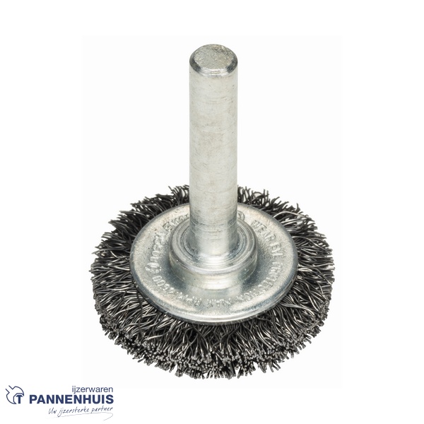 Bosch schijfborstel gegolfd 30 X 0,2 mm 6 mm staal
