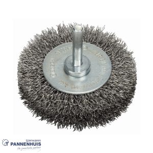 Bosch schijfborstel gegolfd  70 X 0,3 MM 15 mm roestvrij staal