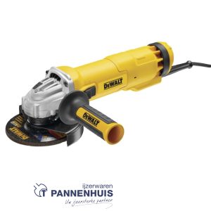 Dewalt DWE4207 Haakse slijper 125mm 1000W met schuifschakelaar en herstartbeveiliging