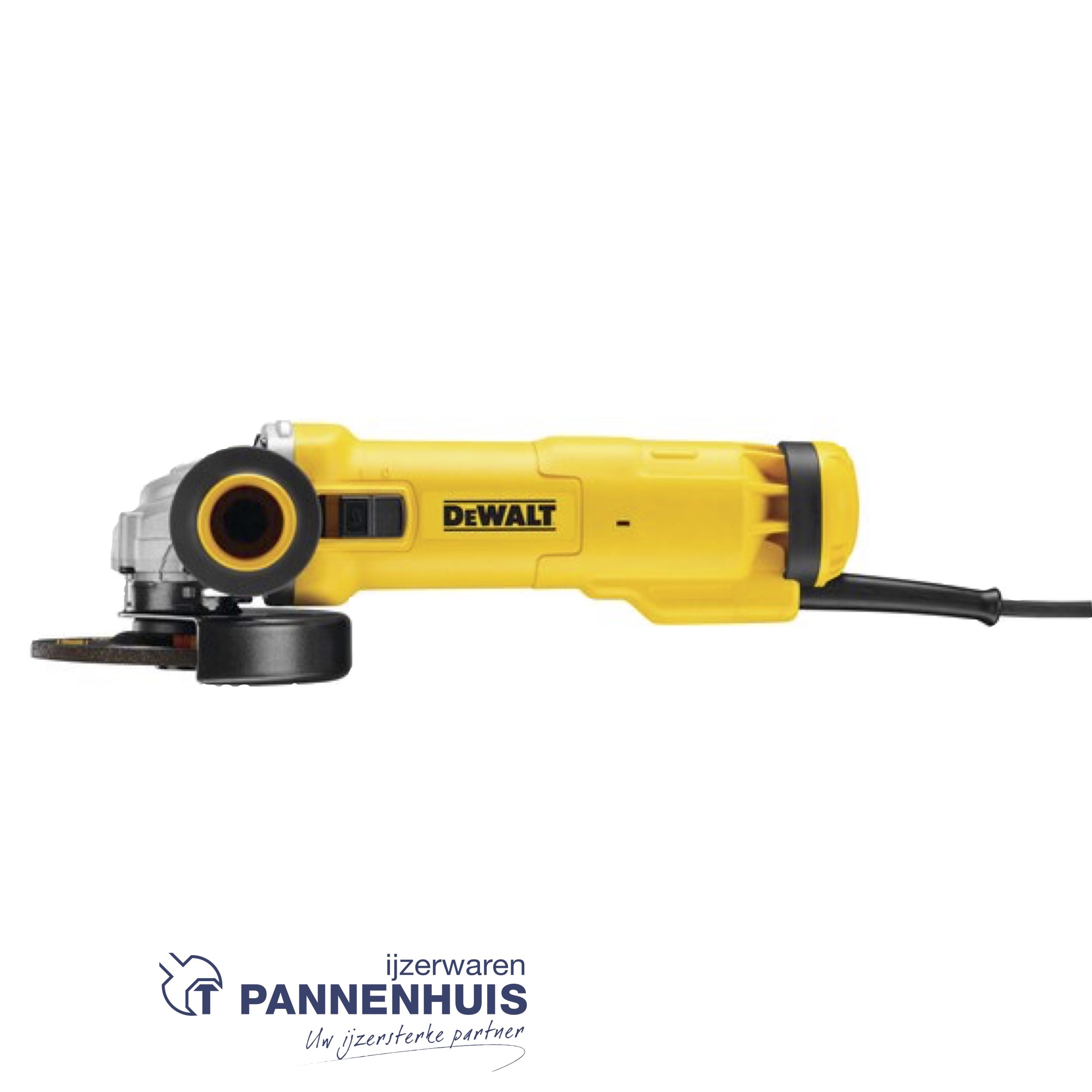Dewalt DWE4207 Haakse slijper 125mm 1000W met schuifschakelaar en herstartbeveiliging - Afbeelding 2
