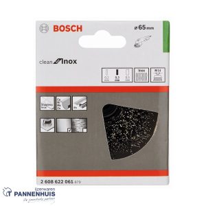 Bosch Komborstel gegolfd  65 x 0,3 mm M14 roestvrij staal