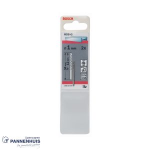 Bosch Metaalboor HSS-G, DIN 338,  1 x 12 x 34 mm 2x