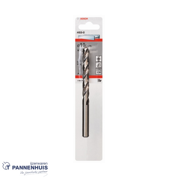 Bosch Metaalboor HSS-G, DIN 338, 10 x 87 x 133 mm - Afbeelding 2