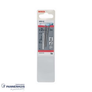 Bosch Metaalboor HSS-G, DIN 338, 2 x 24 x 49 mm 2x