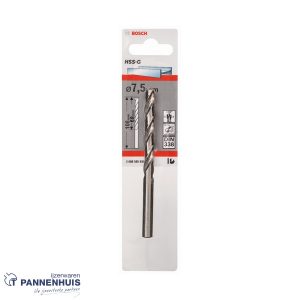 Bosch Metaalboor HSS-G, DIN 338, 7,5 x 69 x 109 mm