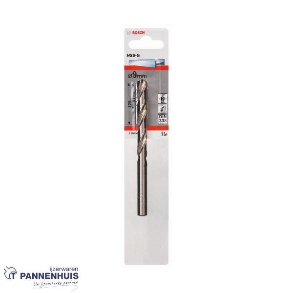 Bosch Metaalboor HSS-G, DIN 338, 9 x 81 x 125 mm - Afbeelding 2