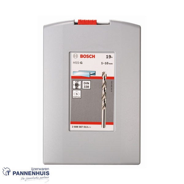 Bosch 19-delige set Metaalboor ProBox HSS-G 135° 1-10 mm - Afbeelding 2