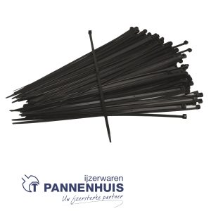 Ivana nylon binders 7,6 x 450 mm ZWART (100st)