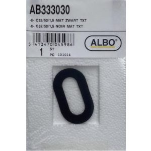 eSafe -0- cijfer mat zwart E32/050/1,5