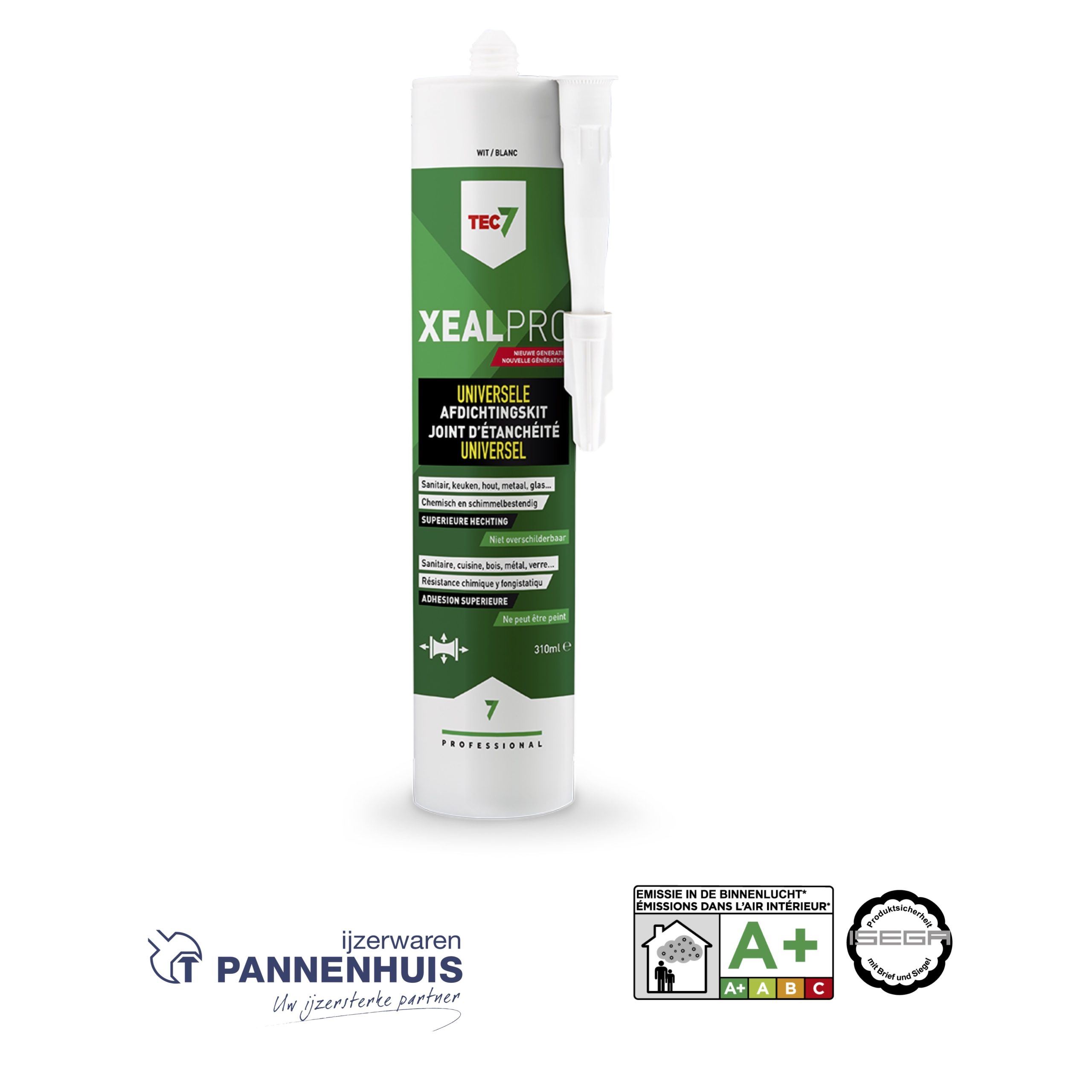 Tec7 XealPro Antraciet - patroon 310ML Afdichtingskit neutraal