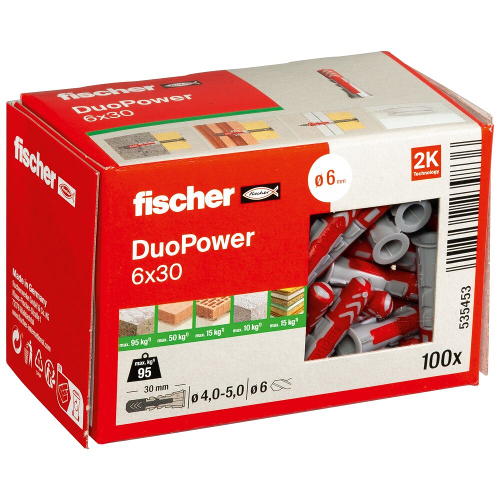 fischer DuoPower 6x30 (100st) - Afbeelding 2