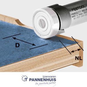 Festool Kantenfrees HW/KLS D22/8-OFK