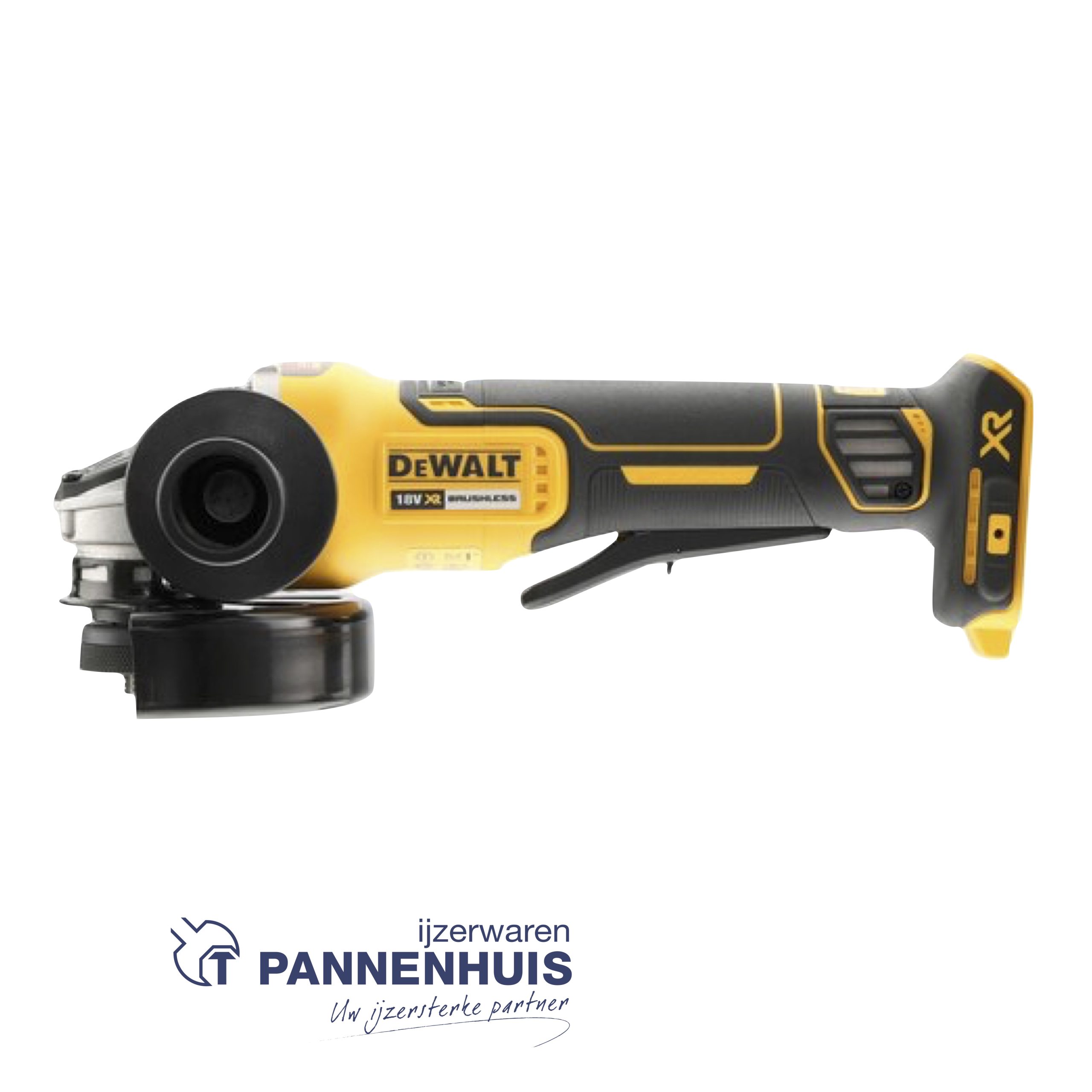 Dewalt DCG406NT 18V XR Brushless Haakse slijper 125mm met dodemansschakelaar Body - Afbeelding 2