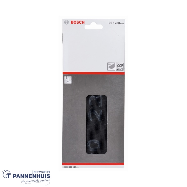Bosch Schuurrooster 93 x 230 mm K220 5x - Afbeelding 2