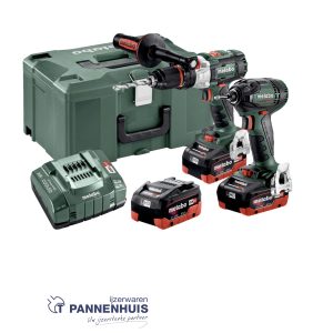 Metabo SET SB 18 LTX BL I (120 Nm) + slagschroevendraaier + 3 accu’s