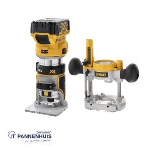 Dewalt DCW604P2 18V XR Brushless Invalfrees met verwisselbare zool 2x 5.0Ah in TSTAK