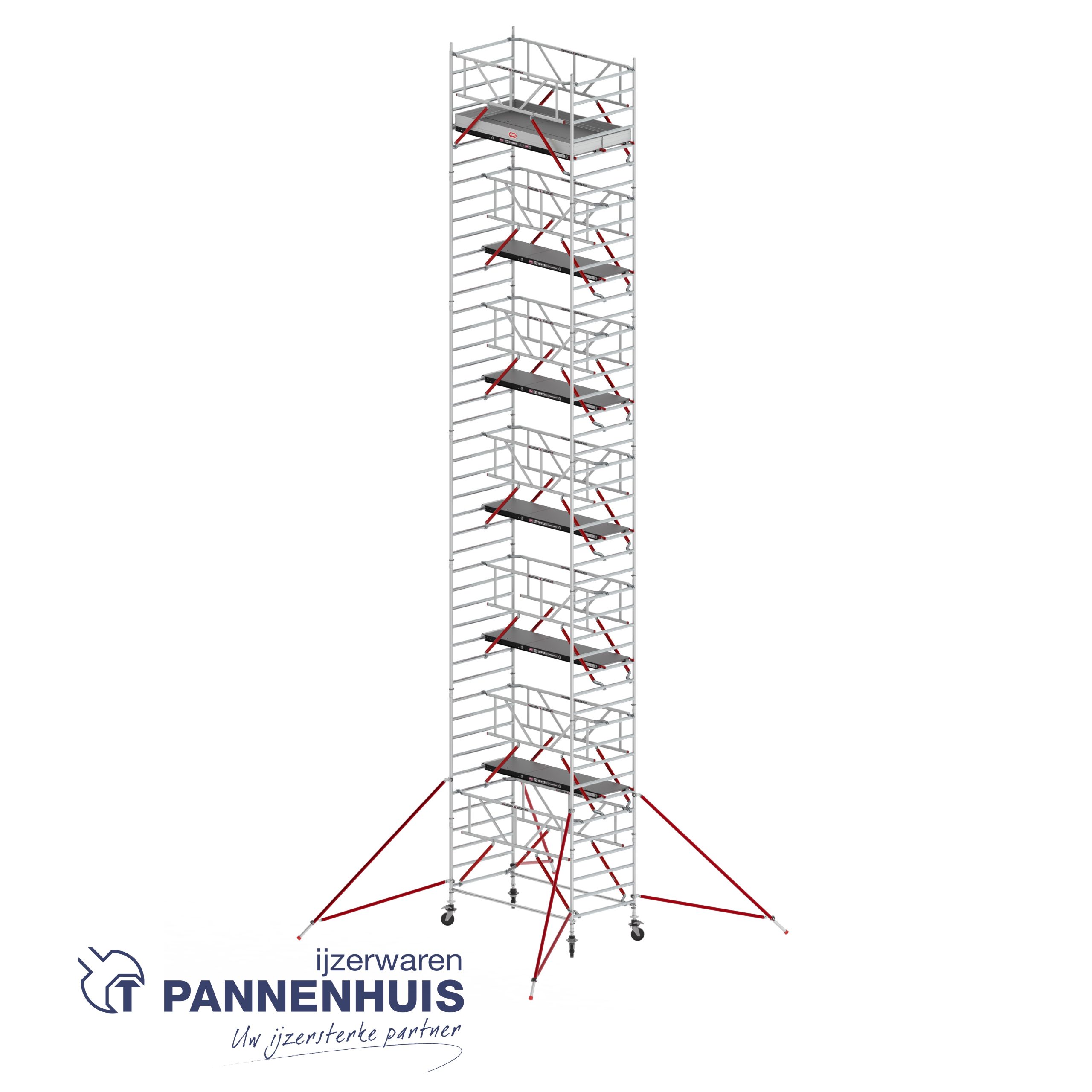 Altrex RS TOWER 52-S 14,2m 1,35 x 1,85m Hout