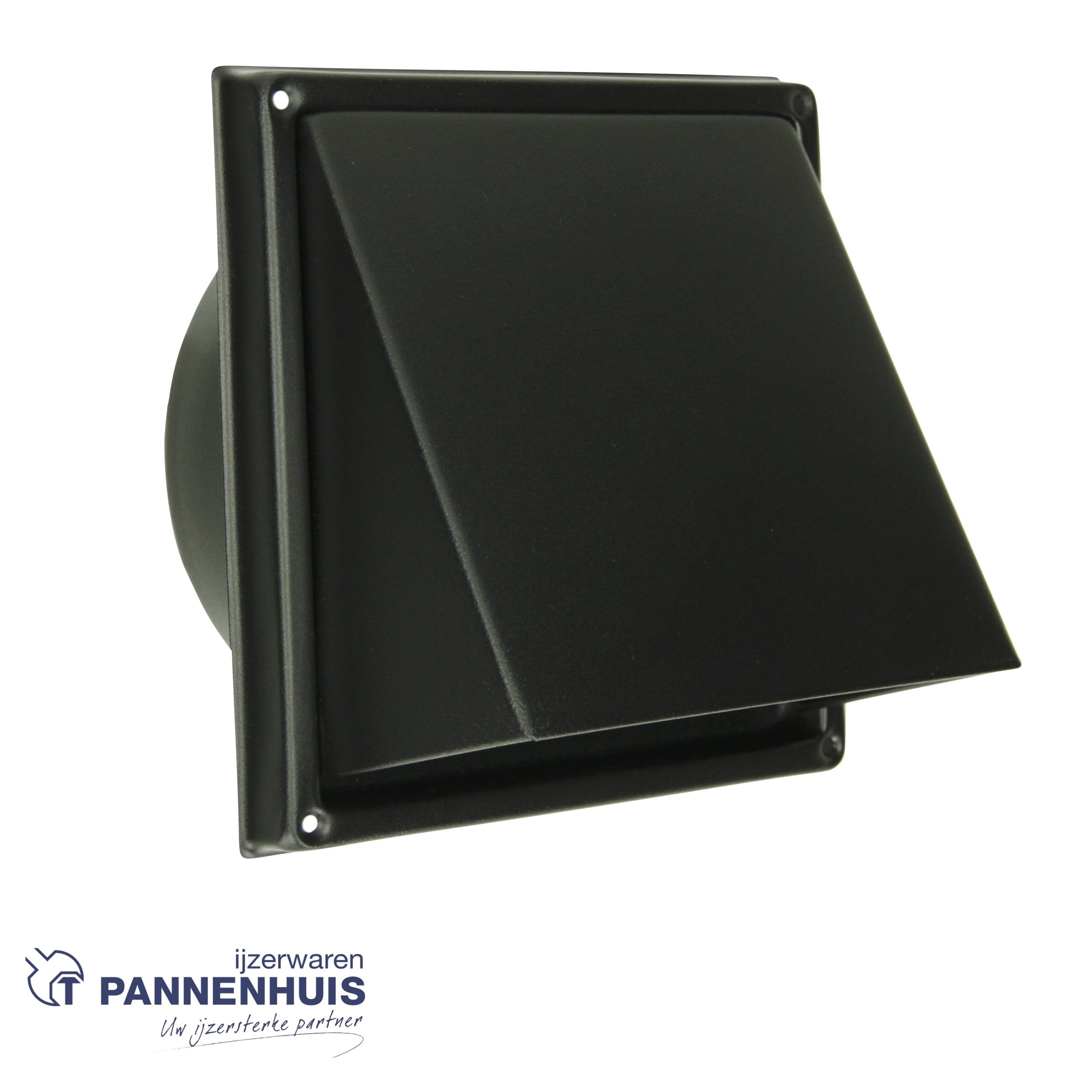 Renson opbouw dampkaprooster 641 INOX Zwart (Dia 125)