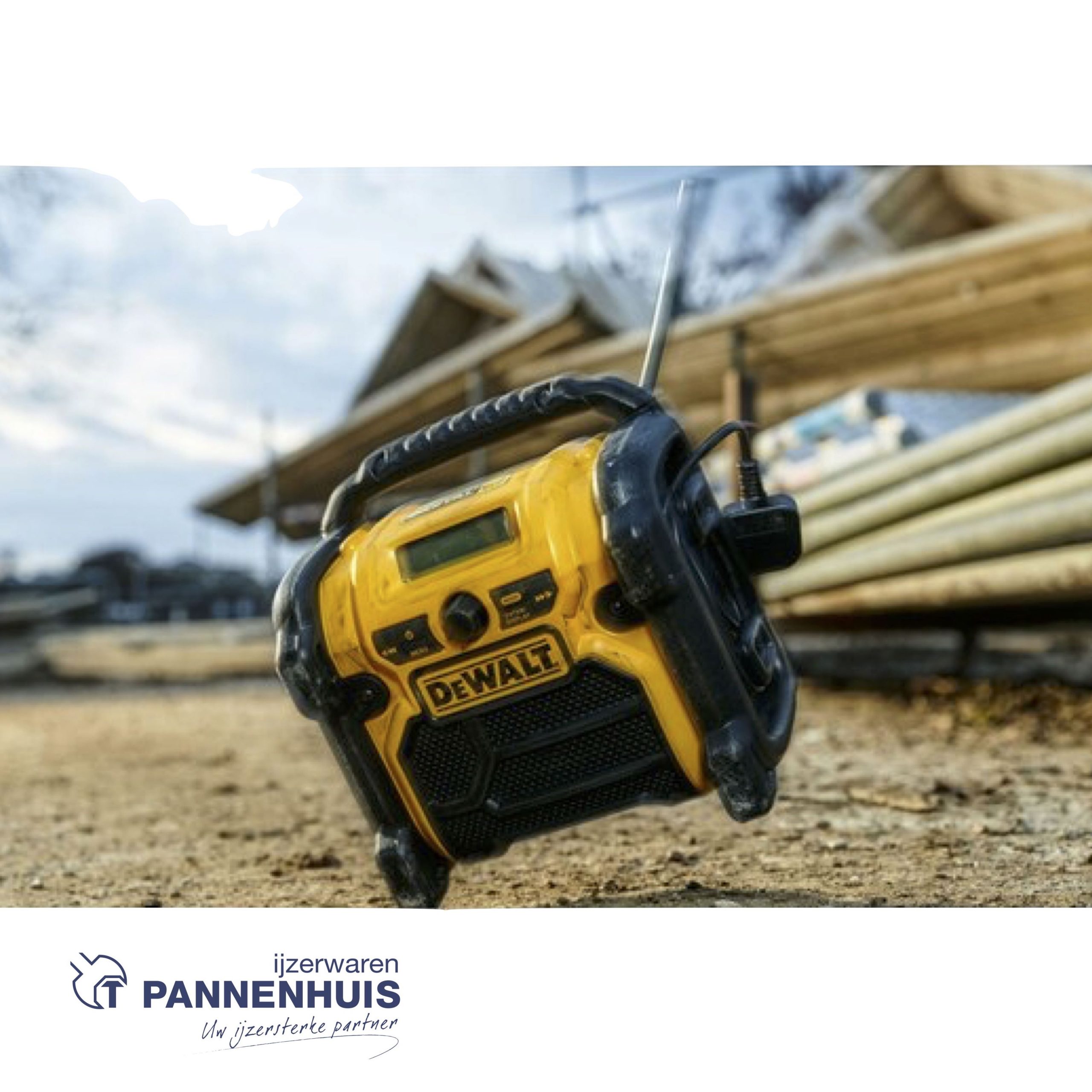Dewalt DCR020 XR 10.8-18V Compact FM/DAB+ Radio - Afbeelding 3
