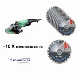 Carat Promo 10 x thundeline 230 mm + Hikoki G23SC4UDZ