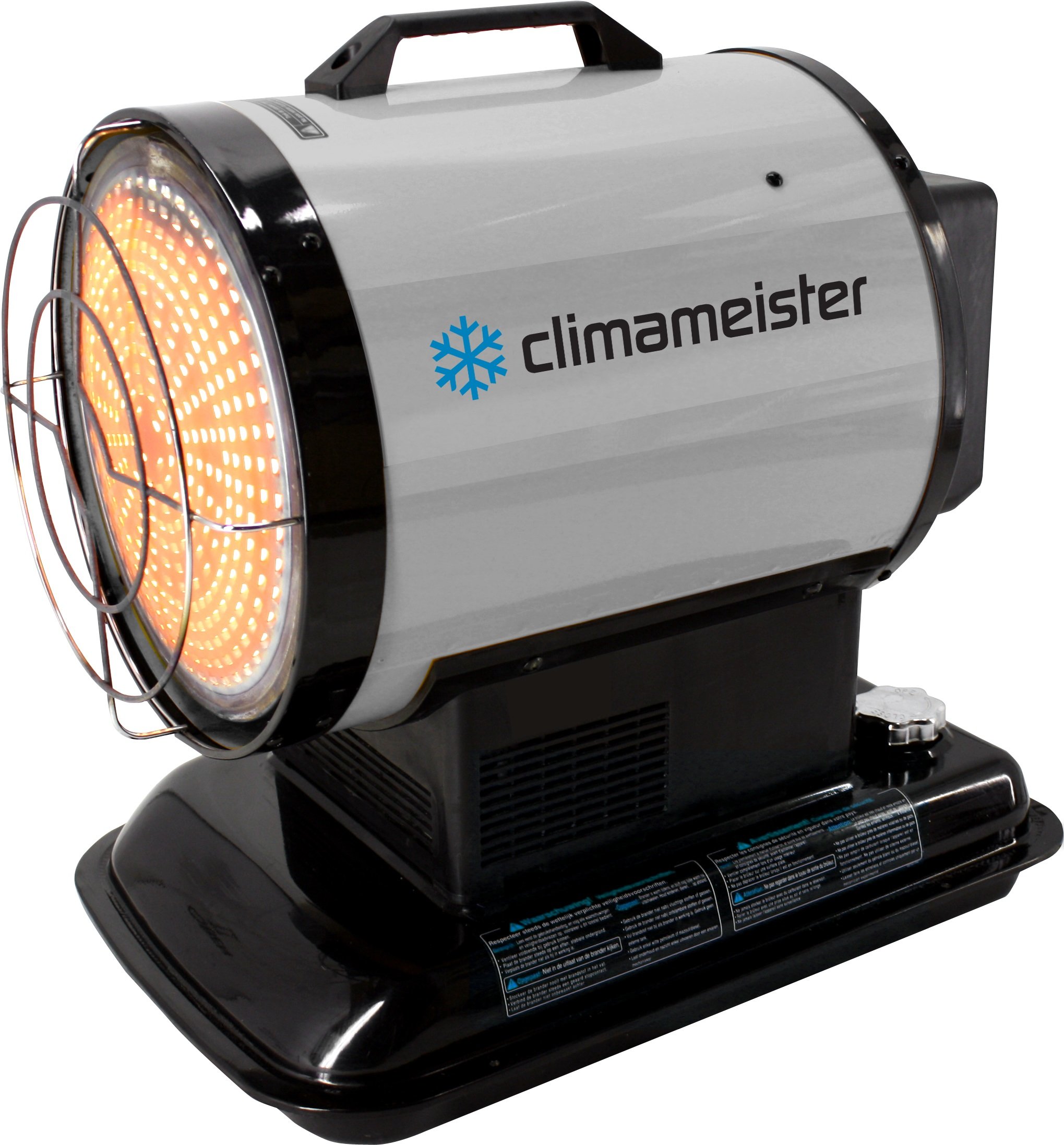 Climameister draagbare diesel infrarood verwarmer met thermostaat IR 20 T