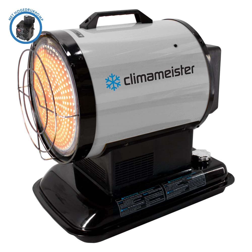 Climameister draagbare diesel infrarood verwarmer met thermostaat IR 20 T - Afbeelding 3