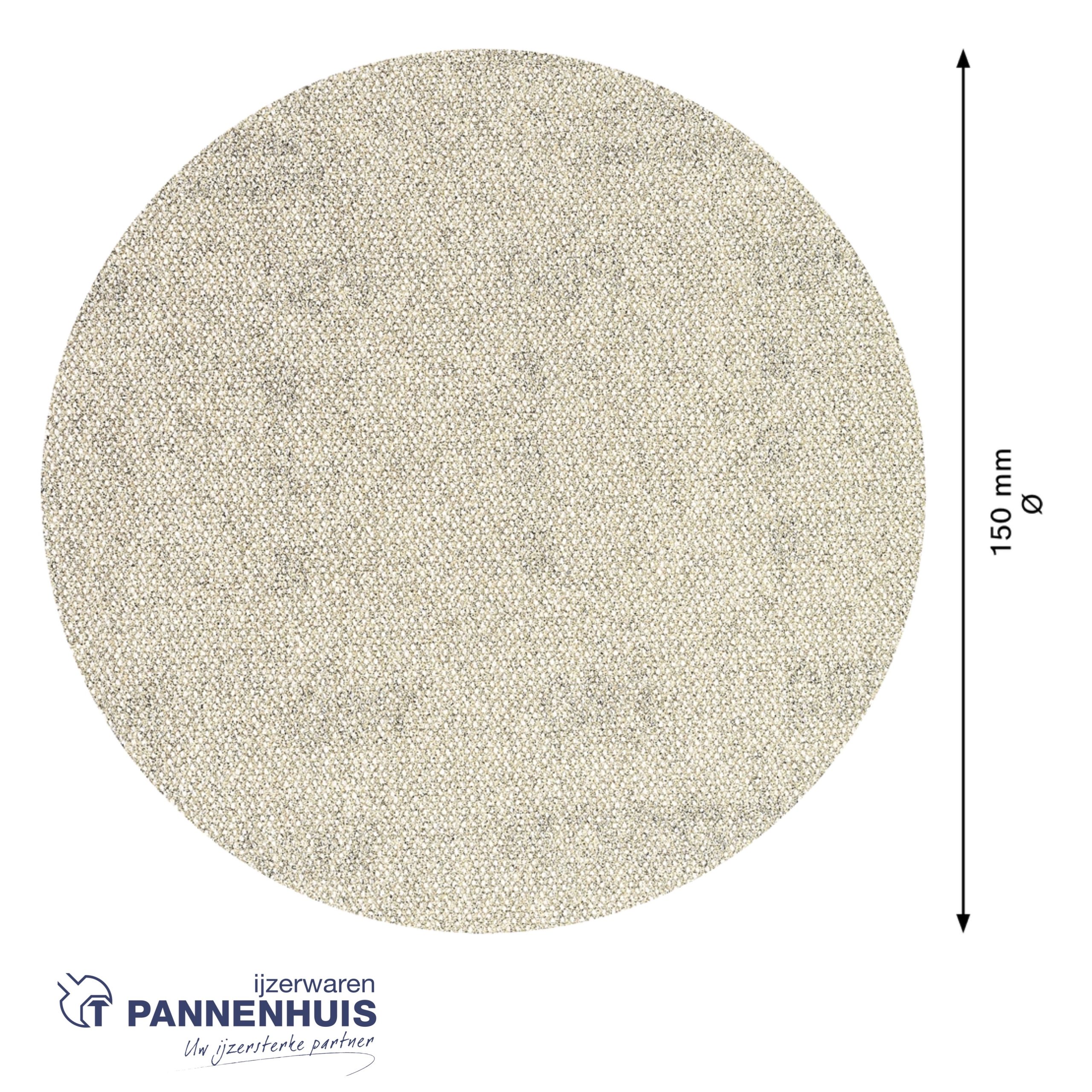 Bosch Schuurnet 150 mm, K 80, 5x M480 - Afbeelding 3