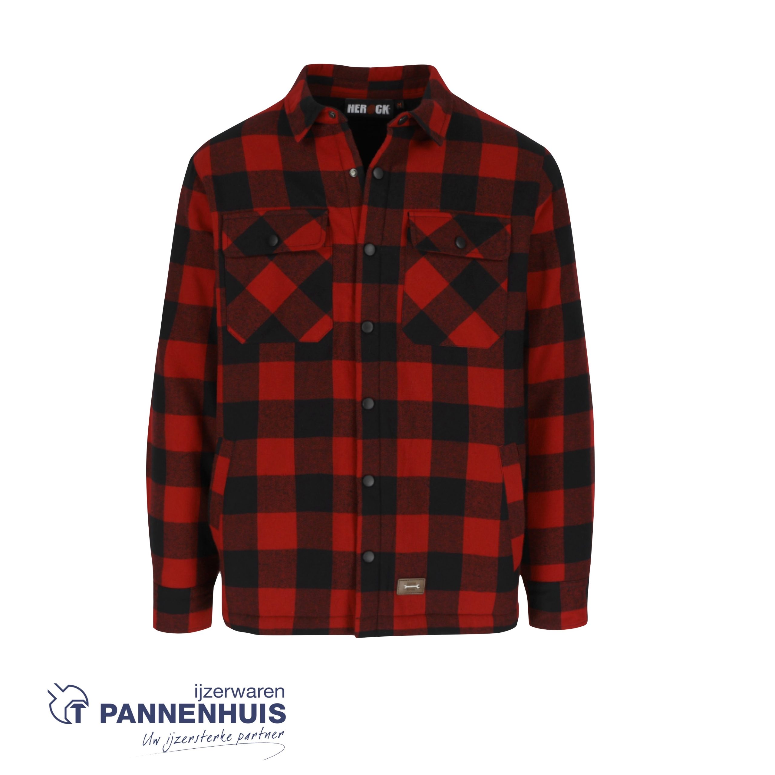 Herock Puro jas donker rood/zwart XXL