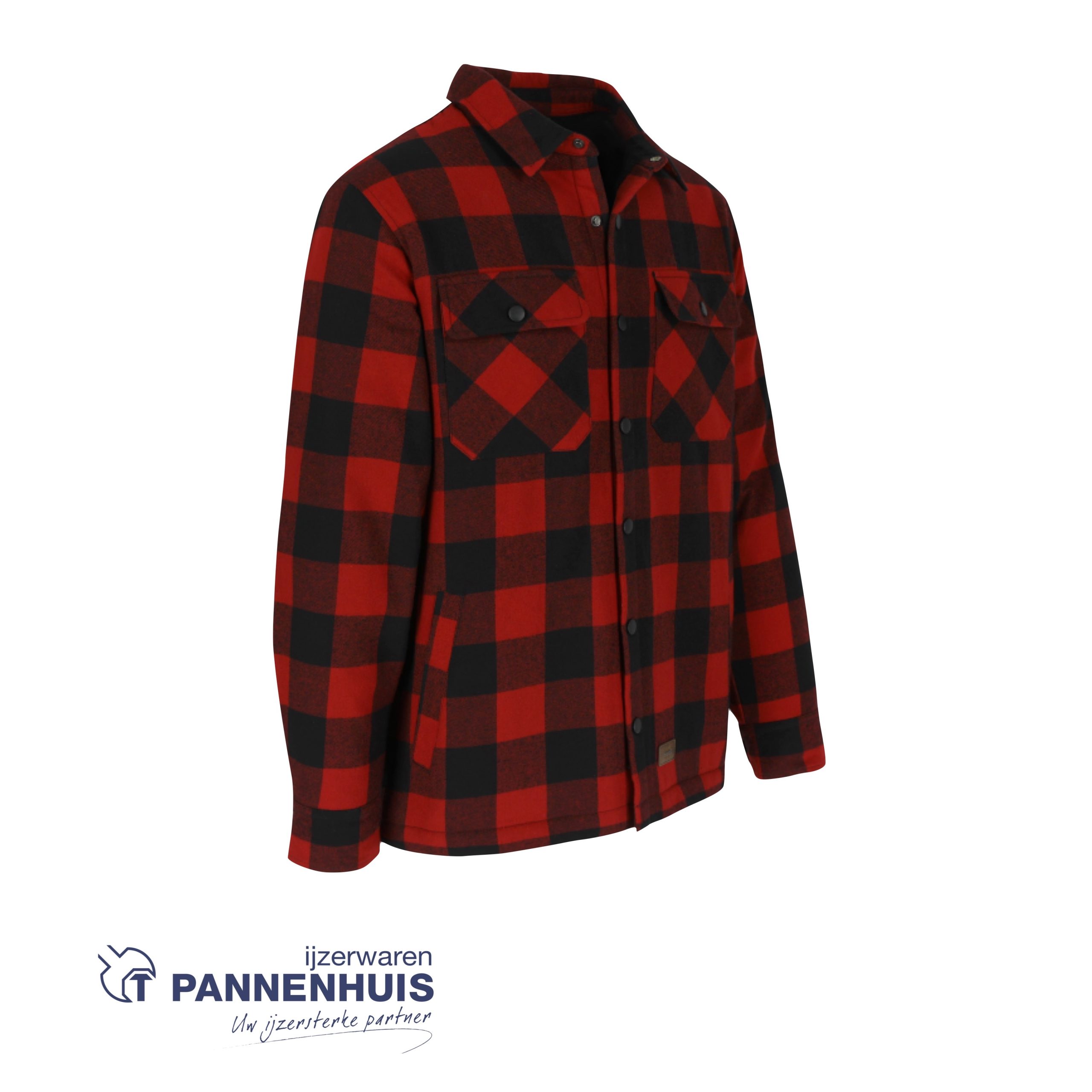 Herock Puro jas donker rood/zwart XXL - Afbeelding 3